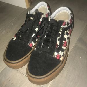 Vans cherry Checkerboard old skool W9